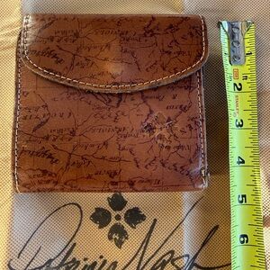 Patricia Nash Brown Leather Wallet